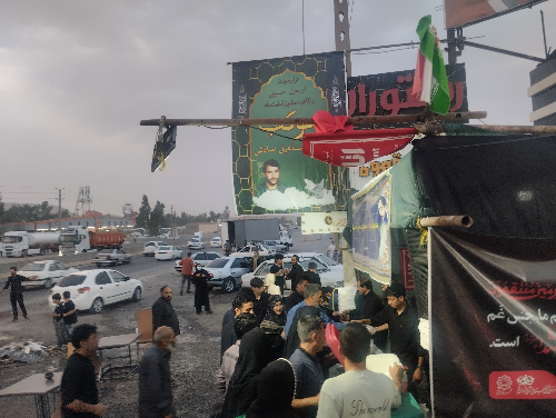 موکب شهید اسماعیل صادقی_قم_بزرگراه اراک
